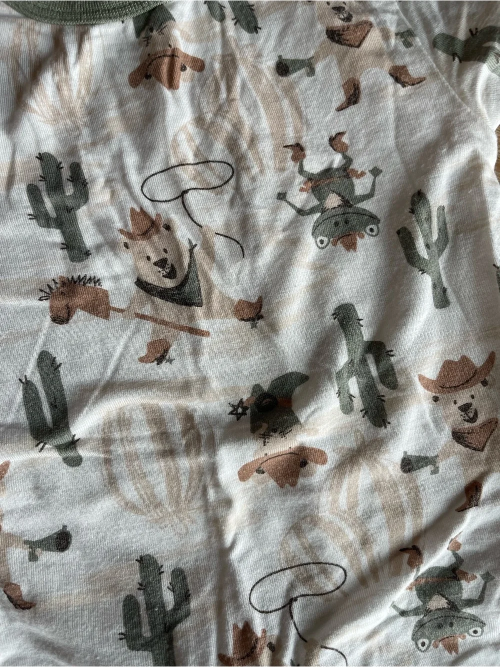 Toddler Western Short Sleeve Pajamas